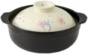 Earthen Pot Donabe 18cm SAKURA TOTORO Cherry Blossom Ghibli NEW JAPAN F/S
