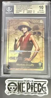 BGS 10 One Piece P-047 P Monkey.D.Luffy - English - Live Action Edition - Graded