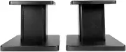 2 RHT8B Computer/Bookshelf Desktop Speaker/Studio Monitor Stands-Black