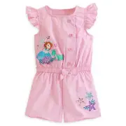 DISNEY STORE SOFIA THE FIRST SUPER SWEET WOVEN ROMPER FOR GIRLS NWT ~ VERY NICE!