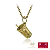 在飛比找momo購物網優惠-【周大福】MONOLOGUE范特西J系列 珍珠奶茶黃金吊墜(