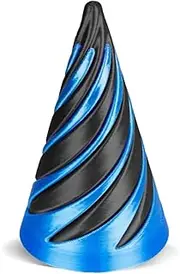 3D Printed Spiral Cone Toy Impossible Pyramid Passthrough Sculpture Stress Relief Mini Vortex Thread Illusion Pass Through Pyramid Toy Gifts for and Adults