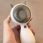 Portable Fan Handheld Novelty High Speed Usb Rechargeable Mini Fan Plastic