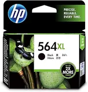 HP 564XL Genuine Original High Yield Black Ink Printer Cartridge works with HP Photosmart D5400/D7500, B109/B110, C5380, C6300, C510, B209/B210, C309/C310, C410, B8550/B8850 Photo Printers - CN684WA