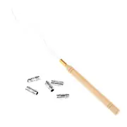 5Pcs Fashion Beads Hair Styling Accessory With Wire Pulling Hook Tool