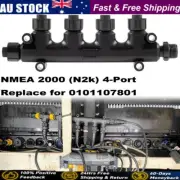NMEA 2000 (N2k) 4-Port MultiPort (Tee) T-Connector for Garmin 010-11078-01