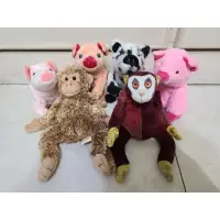 在飛比找蝦皮購物優惠-美國TY Beanie Babies豆豆娃 小豬/猴子 (保