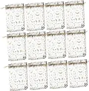 CHILDWEET Multi-functional Organza Mesh Bags Small Drawstring Jewelry Pouch for Party
