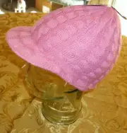 Snow Hat by High Desert Gear Pink Brim Size 17" New