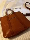 Louenhide Laptop Bag, New With Tags Rhodes Croc Cognac Limited Edition