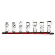 39016 – 7-Piece 3/8-Inch Drive SAE Universal Flex Socket Set – 6-Point Socket...
