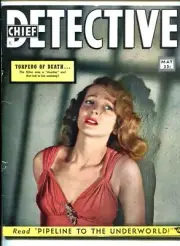MAG: CHIEF DETECTIVE #1MAY 1950-RCMP mounties-SOUTHERN STATES PEDIGREE- fn/vf