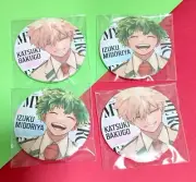 Set of 4 My Hero Academia Jump GIGA Can Badge Katsuki Bakugo Izuku Midoriya