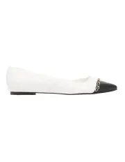 [Nine West] Breza Flat in White