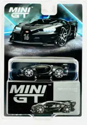 Bugatti Vision Gran Turismo Black #795 Mini GT Mijo Exclusive 1:64 Diecast Model