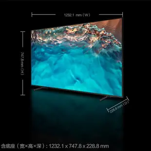 【特价优惠 现货速发】Samsung/三星CU8000 55寸UHD4K超高清客廳全大屏彩色電視機顯示器