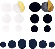 [AKSIQIOL] 18-Piece Universal Shoe Heel Repair Kit, Self-Adhesive, Seamless Mesh Patches, Instant Sole Protector Against Tears, Piercings, Reinforces Footwear Durability - Fits All Styles, Sizes, Navy