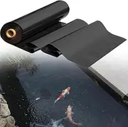 Pliable Pond Liner HDPE Pools Membrane 3x4m 4x6m 5x8m 8x10m 10x12m Easy Cutting Damp Proof Tarp for Fish Pond Landscaping Water Feature Streams Fountains Garden Pond Lining Film(4x10m(13.1x32.8ft))