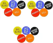 Generic 15 Pcs Dealer Button Dealer Poker Button Orange Poker Button Poker Tournaments Missed Blind Button Red Poker Button Poker Chip Big Bling Button