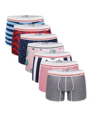 [Mosmann] Bamboo Trunks 7 Pack in Lucky