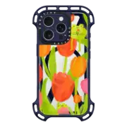 iPhone 16 Pro Ultra Bounce Case MagSafe Compatible tulip froggies by smoleart