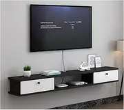 Floating TV Stand Shelf Tv Stand Cabinet Tv Wall Units for Living Room Floating Tv Unit Cabinet Wall Mounted Tv Shelf for Living Room Entertainment Center