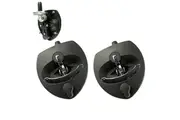 2 X Folding T Handle Lock Flush Mount Latch Heavy Duty Trailer Toolbox Caravan