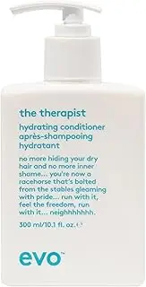 evo The Therapist Hydrating Conditioner - Hydrates, Strengthens and Softens Whilst Improving Shine - Protects Colour Treated Dry Hair, Helps to Detangle - 300ml / 10.1fl.oz