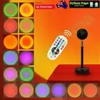 RGB Sunset Lamp Rainbow Projection LED Modern Romantic RGB Remote Control Light