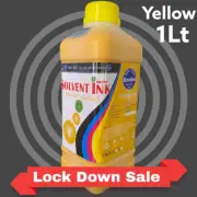 1Lt Eco Solvent YELLOW Ink for Roland, Mutoh, Mimaki, Agfa SOLJET Wide Printers