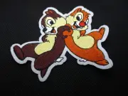 Chip N Dale Embroidered Iron/Sew ON Patch 4" x3.25” Chipmunks