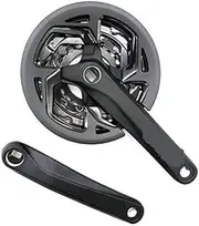 Exercise Bike Crank， 40-30-22T MTB Bicycle Crank Set 170mm Tooth Plate Aluminum Alloy Sprocket