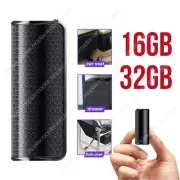 16/32GB Spy Digital Voice Activated Recorder Mini Hidden Audio Device MP3 Player