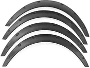PerGar Fender Flare, Fender Flares Wide Body Kit, 4pcs 80cm Universal Car Fender Flare Extra Wide Wheel Arches Sedan SUV Wheel Arches Edge Trim Protector