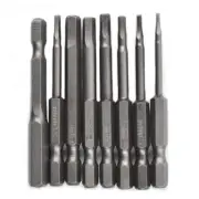 Metric mm Hex Head Allen Bit Set 8 Piece Quick Connect Shank Impact Driver Drill