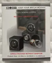 Add-On Boxy Brick Automatic Luxury Watch Winder Requires AC Adapter Retail Box