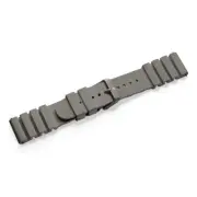 Victorinox inox Gray watch strap band titanium 22mm silicone new