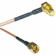 8 inch SMA Female RIGHT ANGLE Bulkhead to SMA MALE RF pigtail Cable COAX RG316