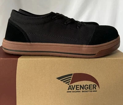 Avenger Work Boots MENS Blade 3 Eye SIZE 7.5 Safety Toe, Oil & Slip Resistant