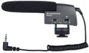 Sennheiser MKE 400 Video Camera Shotgun Microphone + Sennheiser MZW400 Wind-muff