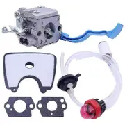 Carburetor with Air Fuel Filter Line Tune for 125B 125BX 125BVX Leaf Blower Parts for C1Q-W37 581798 as shown
