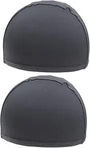 [LIFKOME] 2pcs Quick Drying Helmet Liner Caps for Sports Lightweight and Portable Cycling Hats Comfortable Riding Caps Dark for Outdoor Activities