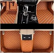 Custom Car Floor Mats Custom Car Floor Mats for Maz&da for CX5 for CX-5 2011 2012 2013 2014 2015 2016 Auto Carpets Foot Coche Car Mats(Brown)
