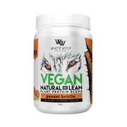 White Wolf Nutrition Vegan Natural+Lean Protein Peanut Brittle 900g