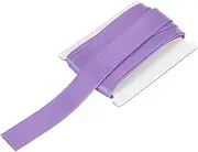 uxcell Double Fold Bias Tape for Sewing 1 Inch x 6 Yards Satin Pre-fold Continuous Binding Tape for Seaming Quilting Hemming Binding DIY Crafts, Light Purple