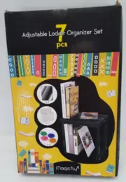 Magicfly Locker Shelf Organizer Kit Adjustable Height and Width Stackable
