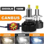 熱銷 H7 LED CAUS 60 H4 H0000LM HB HB4 9012 TURBO BI LED 投影