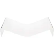 Plymor Clear Acrylic Open Book Display Stand, Flat, 16" W x 9" D x 3" H