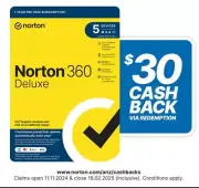 Norton 360 Deluxe 1 Year 3 or 5 Devices PC MAC ios VPN E-License Key 2024 - 2025