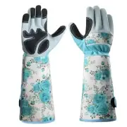 Gardening Gloves for Women Men, Long Work Gloves Thorn Proof for Rose Pruning